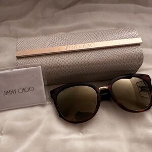 Jimmy Choo Tortoise Sunglasses